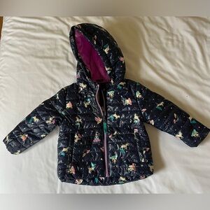 Cat & Jack Girls Jacket 
Size 12 month 
Navy